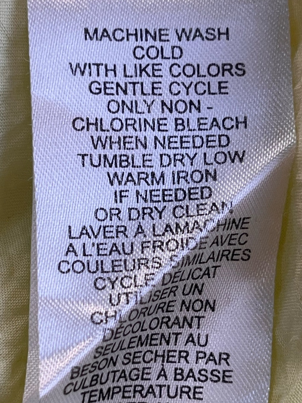 Haute Hippie Style Yellow Cotton Midi Dress Eyelet Hem Smocked Waist M - Picture 13 of 14